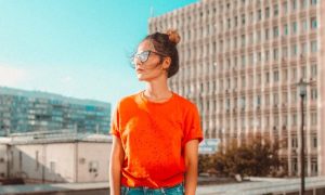 Silk-blend sweatshirt