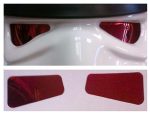 Stormtrooper Helmet Lenses - Mirror Film - Red