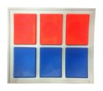 Imperial Officer Ranking Bar - Red and Blue x 3 - Captain