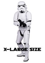Star Wars Stormtrooper Costume Armour, Complete Package with Helmet and Accessories, Ready to Wear, XL EXTENDED SIZE