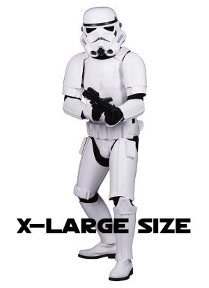 Star Wars Stormtrooper Costume Armour, Complete Package with Helmet and Accessories, Ready to Wear, XL EXTENDED SIZE