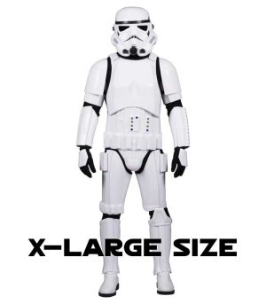 Star Wars Stormtrooper Costume Armour – Fully Strapped with Soft Parts – Ready to Wear – XL EXTENDED SIZE