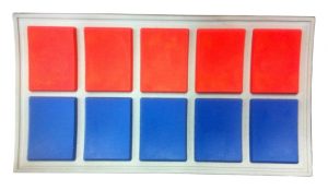 Imperial Officer Ranking Bar - Red and Blue x 5 - Vice-Admiral