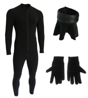 Star Wars Stormtrooper Accessory Bundle - Bodysuit Neck Seal Gloves - Exclusive to Stormtrooper-Costumes.com