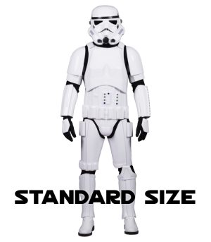 Star Wars Stormtrooper Costume Armour – Fully Strapped with Soft Parts – Ready to Wear – STANDARD SIZE