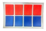 Imperial Officer Ranking Bar - Red and Blue x 4 - Major