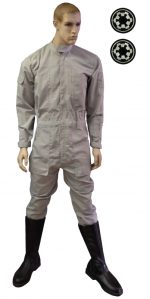 Star Wars Imperial Driver Flight Suit with Imperial Cog Patches